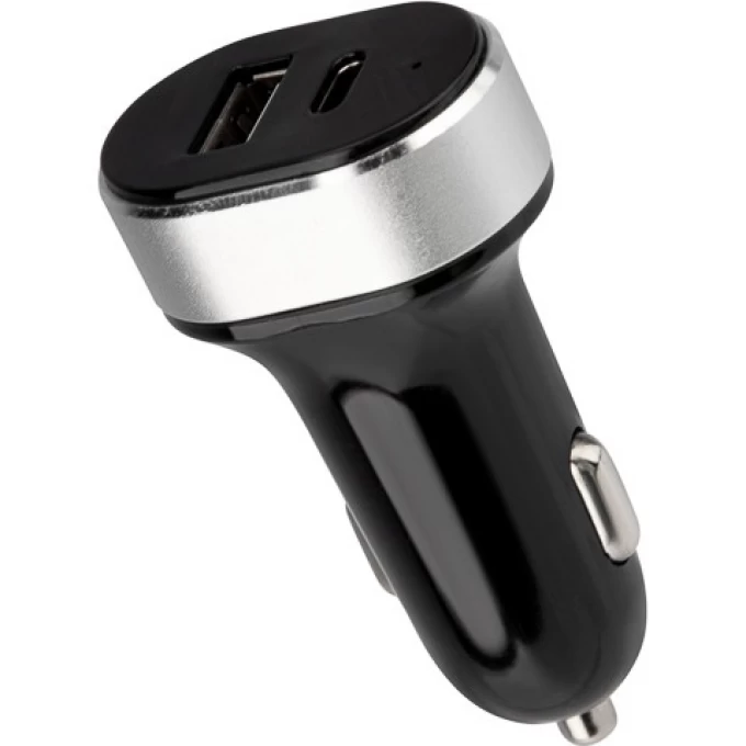 Автозарядка в прикуриватель REXANT АЗУ USB-A+USB-C, 3.1 A, черная 18-2226 Автозарядка в прикуриватель REXANT АЗУ USB-A+USB-C, 3.1 A, черная 18-2226