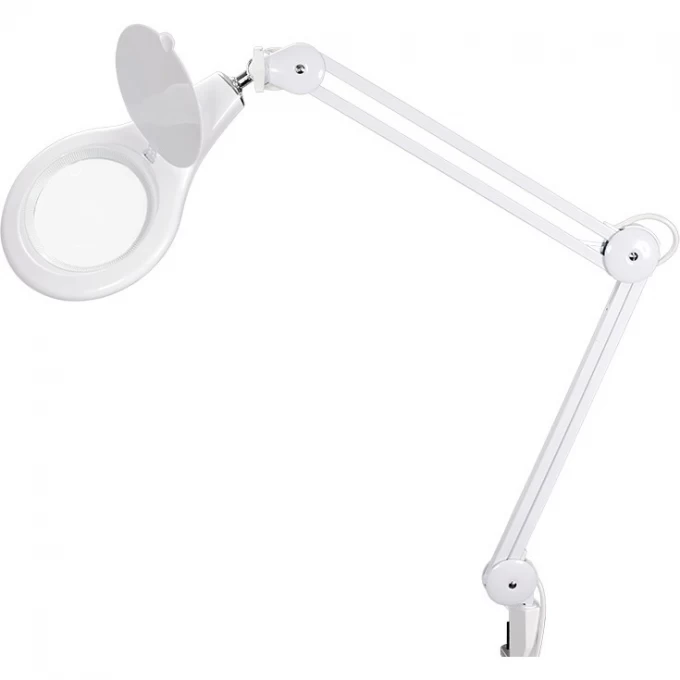 Лупа на струбцине REXANT круглая 5D с подсветкой 108LED, ø178мм, белая (8062D) 31-0503 Лупа на струбцине REXANT круглая 5D с подсветкой 108LED, ø178мм, белая (8062D) 31-0503
