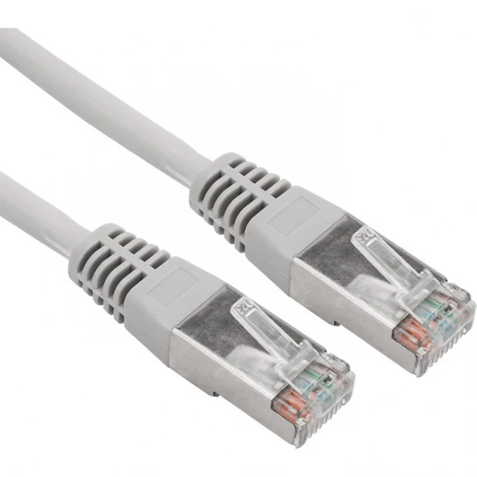 Патч-корд REXANT F/UTP RJ45-RJ45 24AWG серый 1 м 18-8002-1 Патч-корд REXANT F/UTP RJ45-RJ45 24AWG серый 1 м 18-8002-1