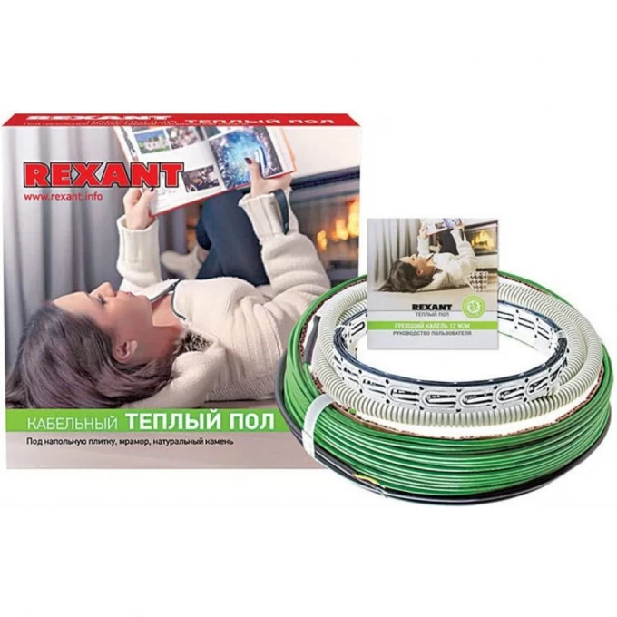 Теплый пол REXANT SLIM RNB -70-1250 (1250Вт/70м/ S обогрева, м2: 6,5-8,5) двухжильный 51-0506-3 Теплый пол REXANT SLIM RNB -70-1250 (1250Вт/70м/ S обогрева, м2: 6,5-8,5) двухжильный 51-0506-3